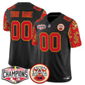 NFL Super Bowl LIX Style 2024 AFC West Division Champions Patch Vapor Limited Jersey