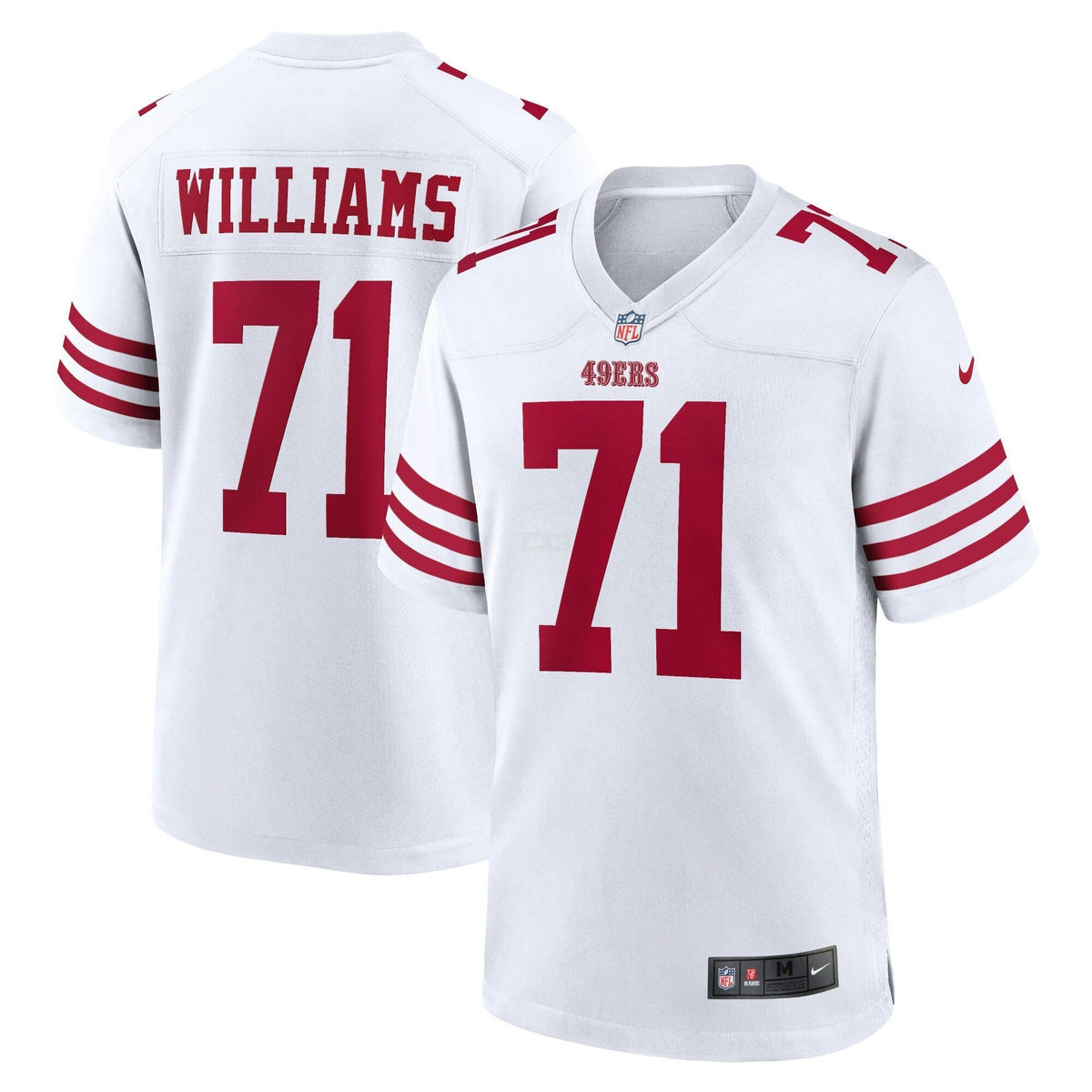 NFL Trent Williams San Francisco White Jersey - Trent Williams