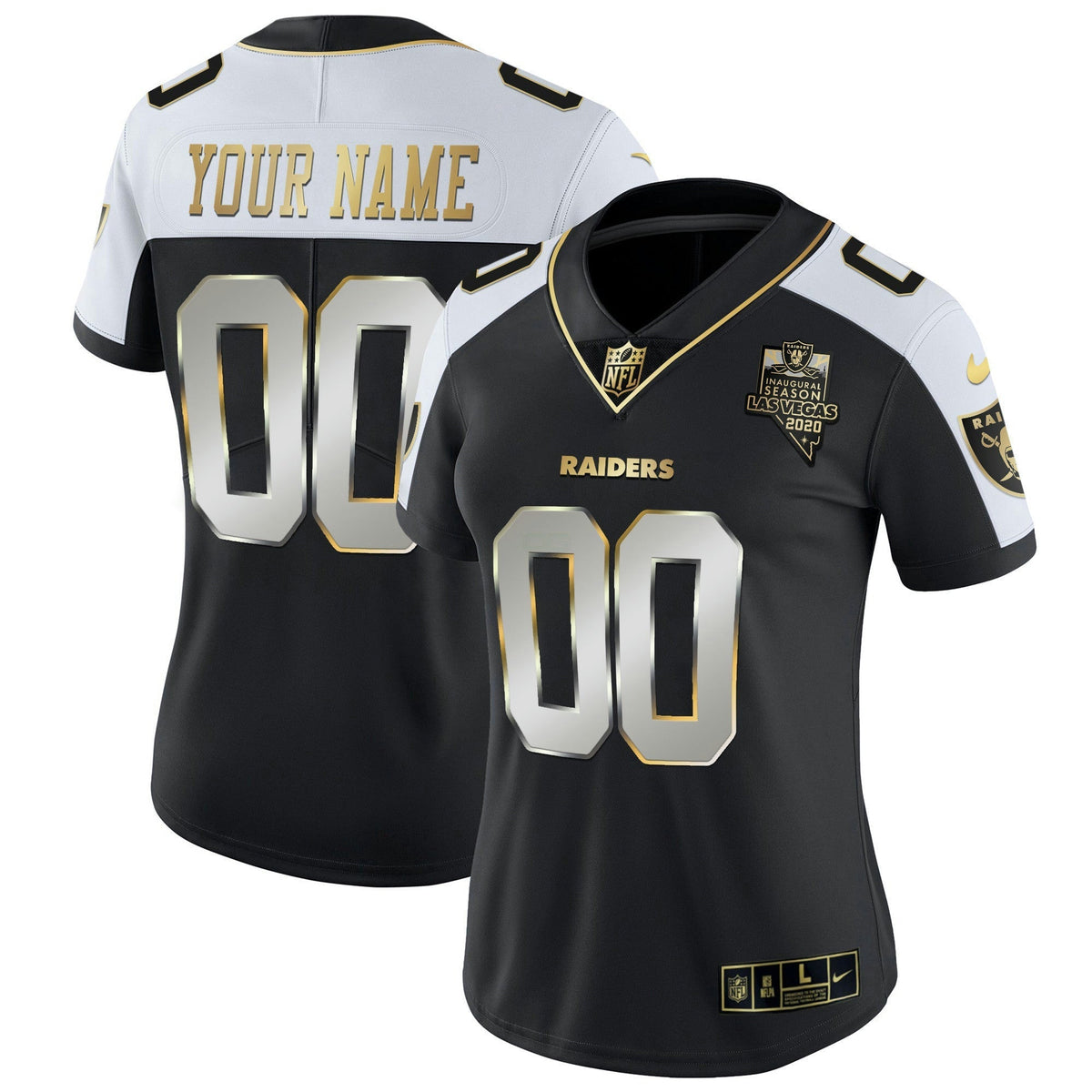 Jersey NFL Vapor Gold Custom Name and Number