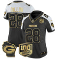 NFL Women’s 100th Season & Home Patch Gold Vapor Limited Jersey