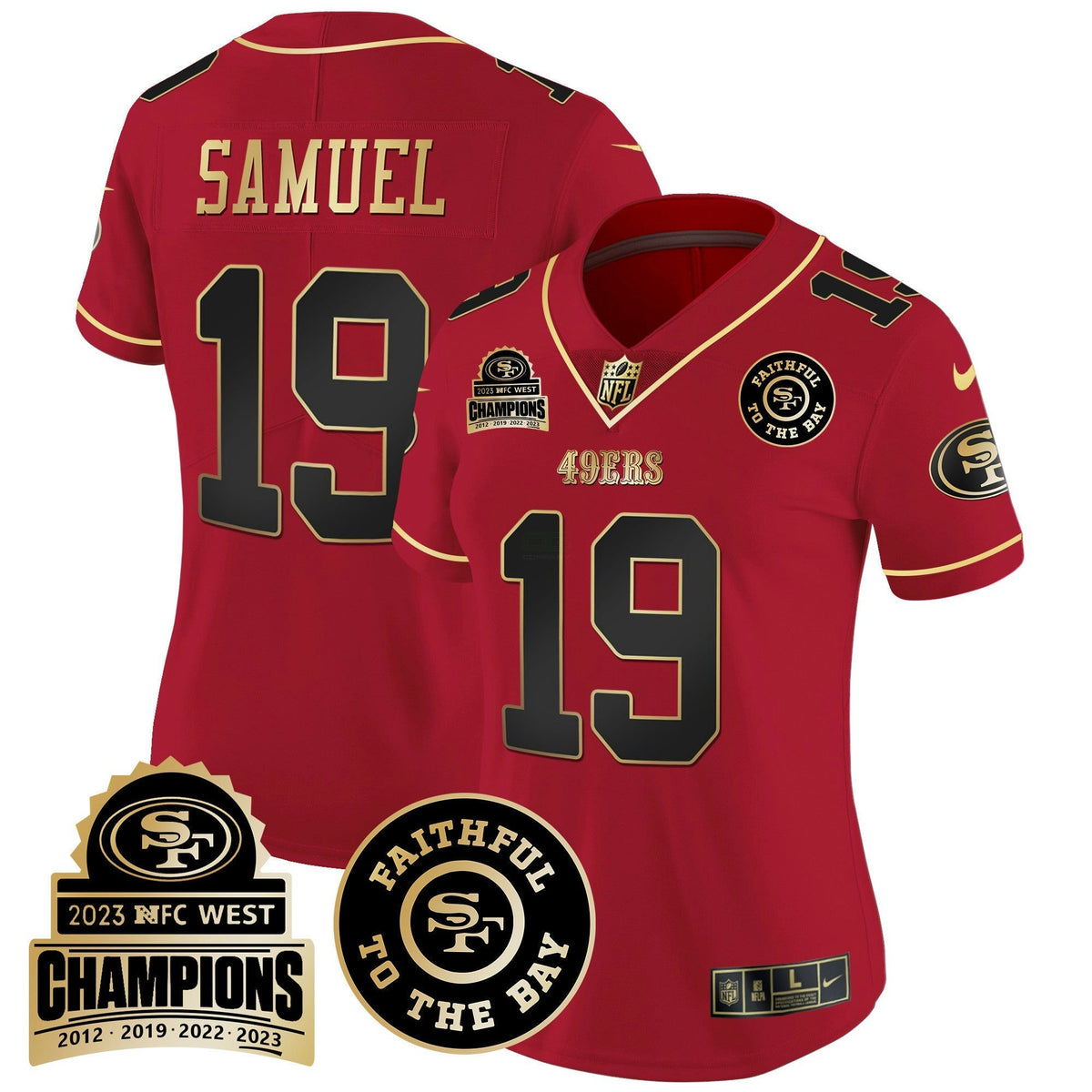 NFL Women’s 2023 NFC West Champions Patch Vapor Jersey V3