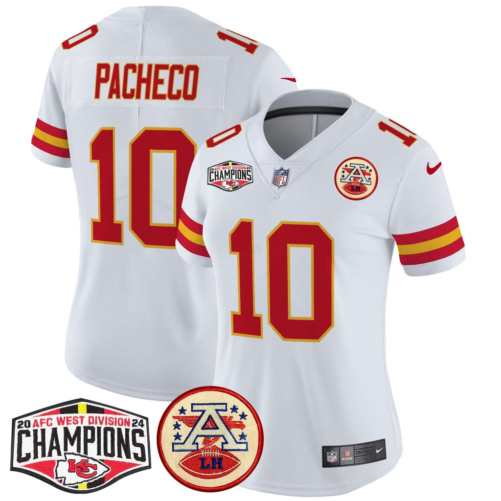 NFL Women’s 2024 AFC West Division Champions Patch Vapor Limited Jersey