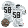 NFL Kansas City Chiefs Women’s 2024 Salute to Service Establishment Year Patch Vapor Limited Jersey