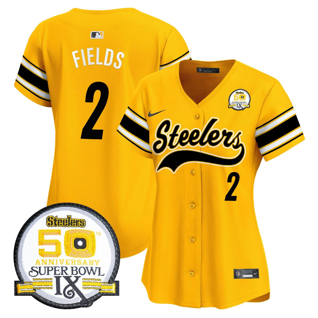 NFL Women’s 50th Anniversary Of Super Bowl IX Patch Vapor Premier Jersey