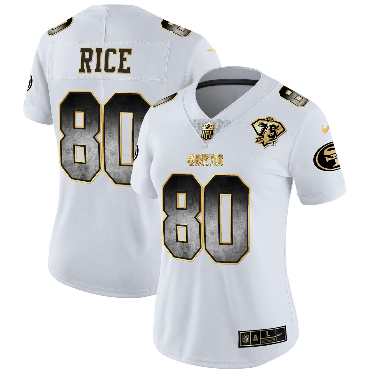 NFL San Francisco 49ers Women’s Arch Smoke Vapor Jersey