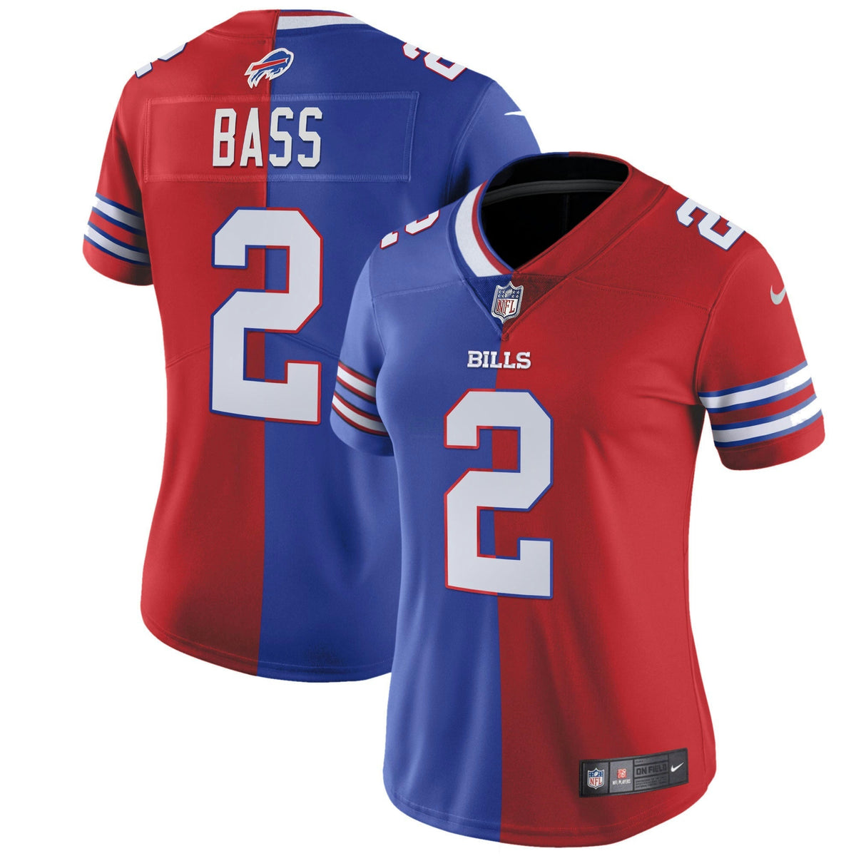 Jersey NFL Buffalo Bills Women’s White Gold & Black Gold