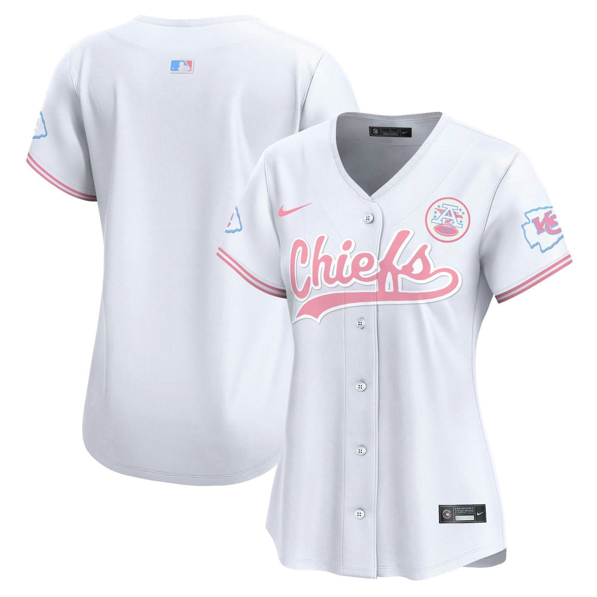 NFL Kansas City Chiefs Women’s Bubblegum Pink Vapor Premier Limited Jersey