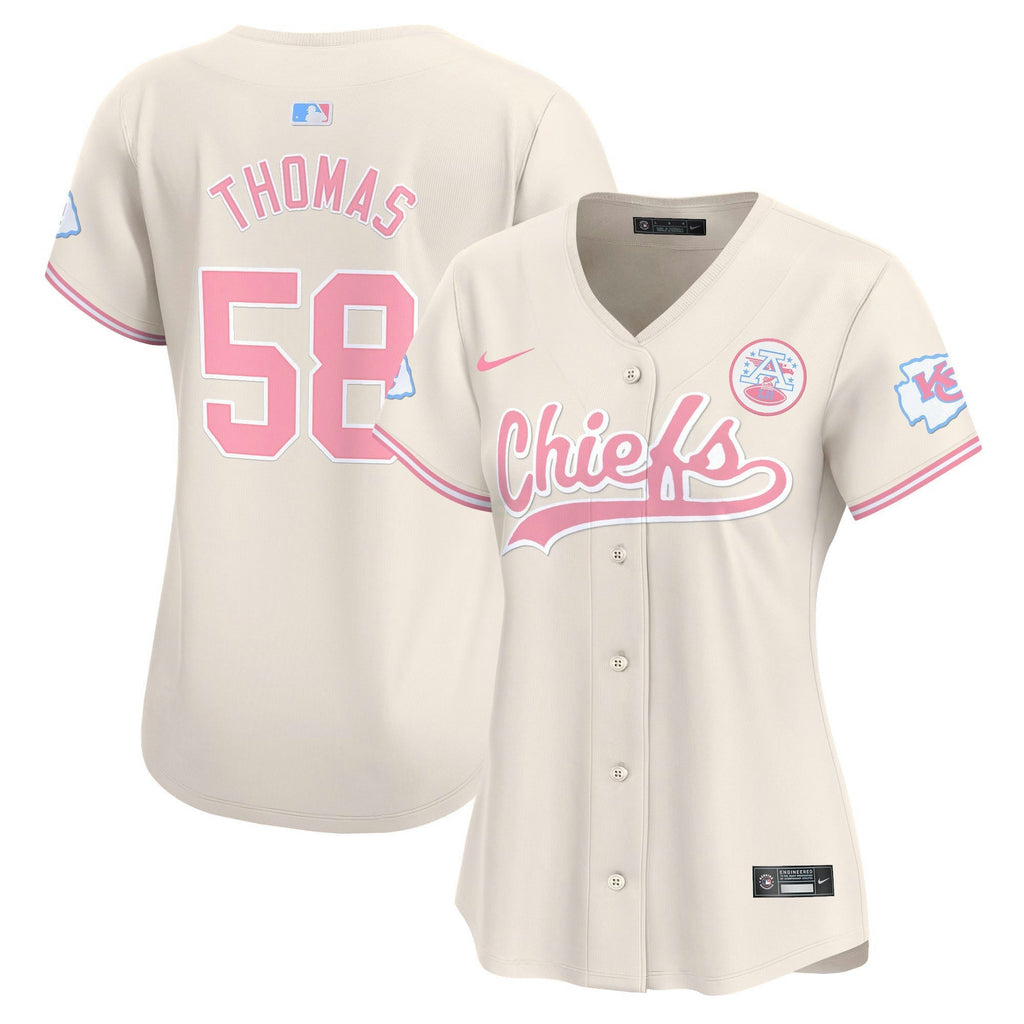 NFL Kansas City Chiefs Women’s Bubblegum Pink Vapor Premier Limited Jersey