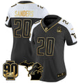 NFL Women’s Detroit 90th Year & Michigan Patch Gold Vapor Jersey