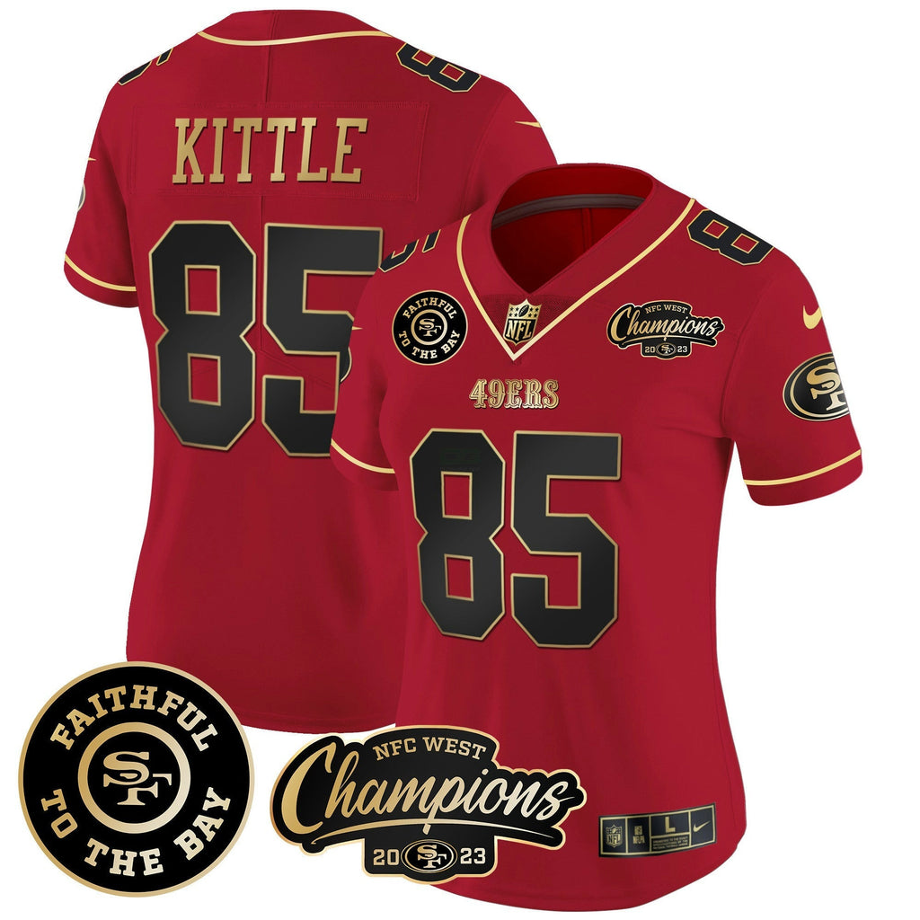 NFL Women’s Faithful & 2023 NFC West Champions Patch Vapor Jersey