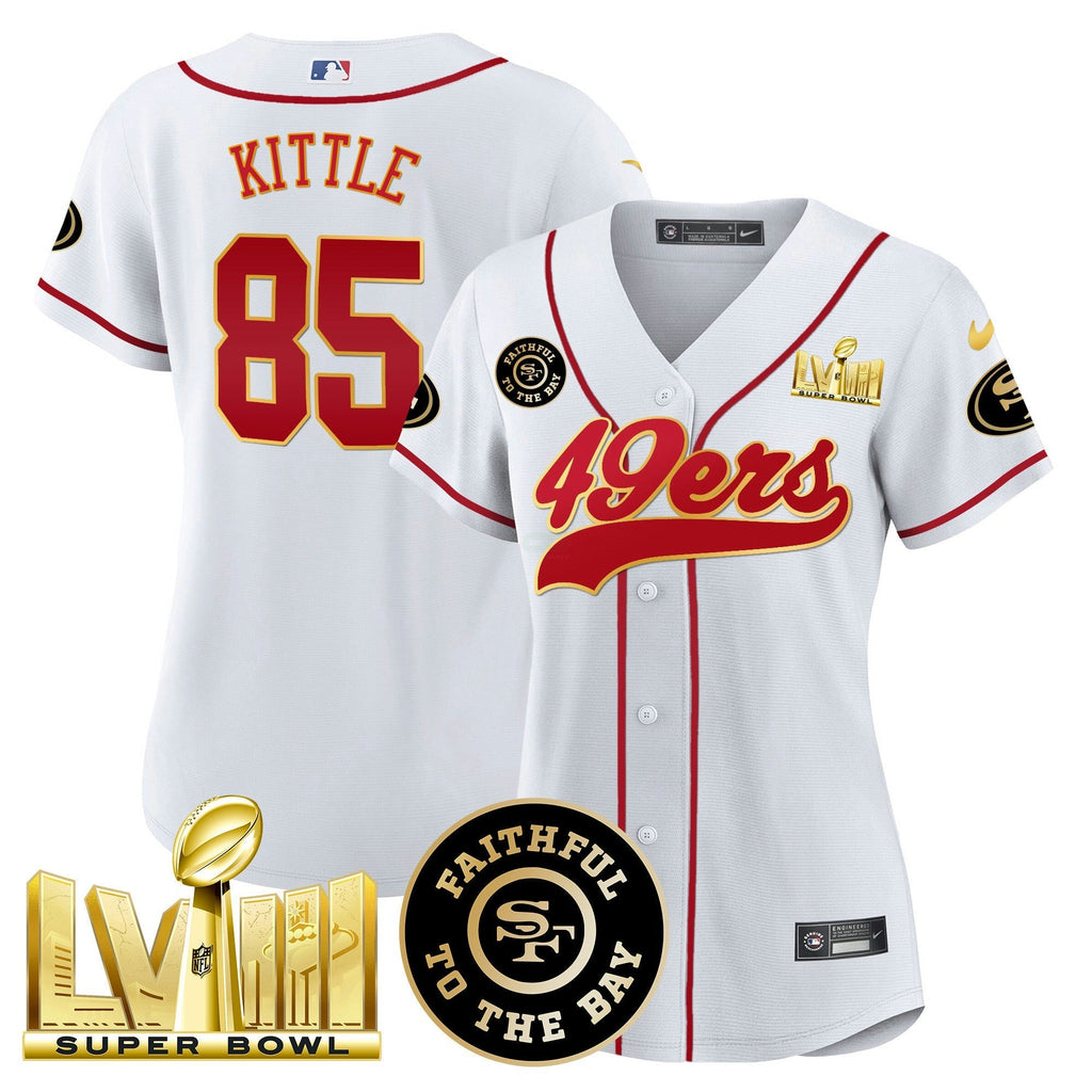 NFL Women’s Faithful & Super Bowl LVIII Gold Patch Jersey