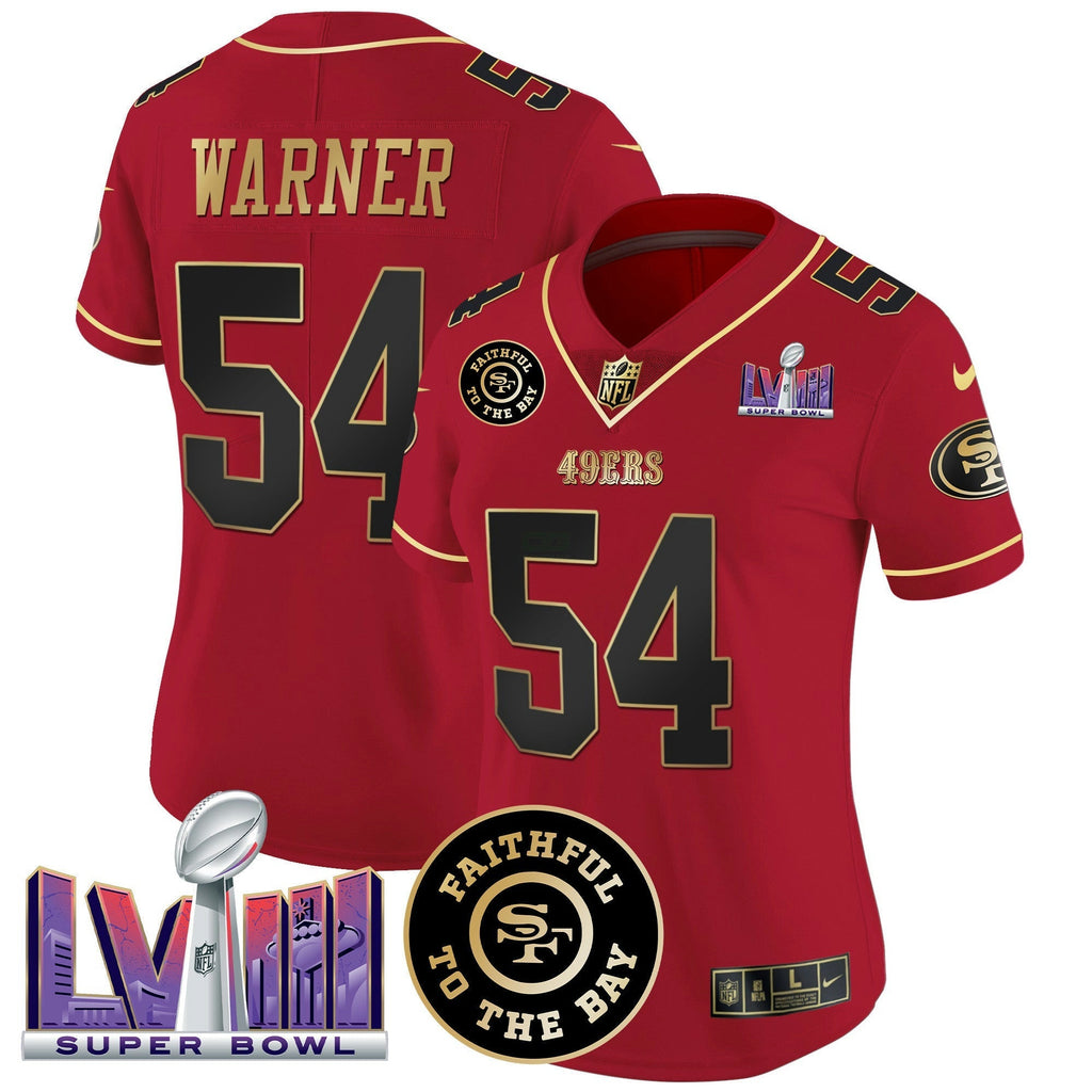 NFL Women’s Faithful & Super Bowl LVIII Patch Vapor Jersey