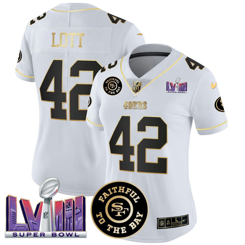 NFL Women’s Faithful & Super Bowl LVIII Patch Vapor Jersey V2