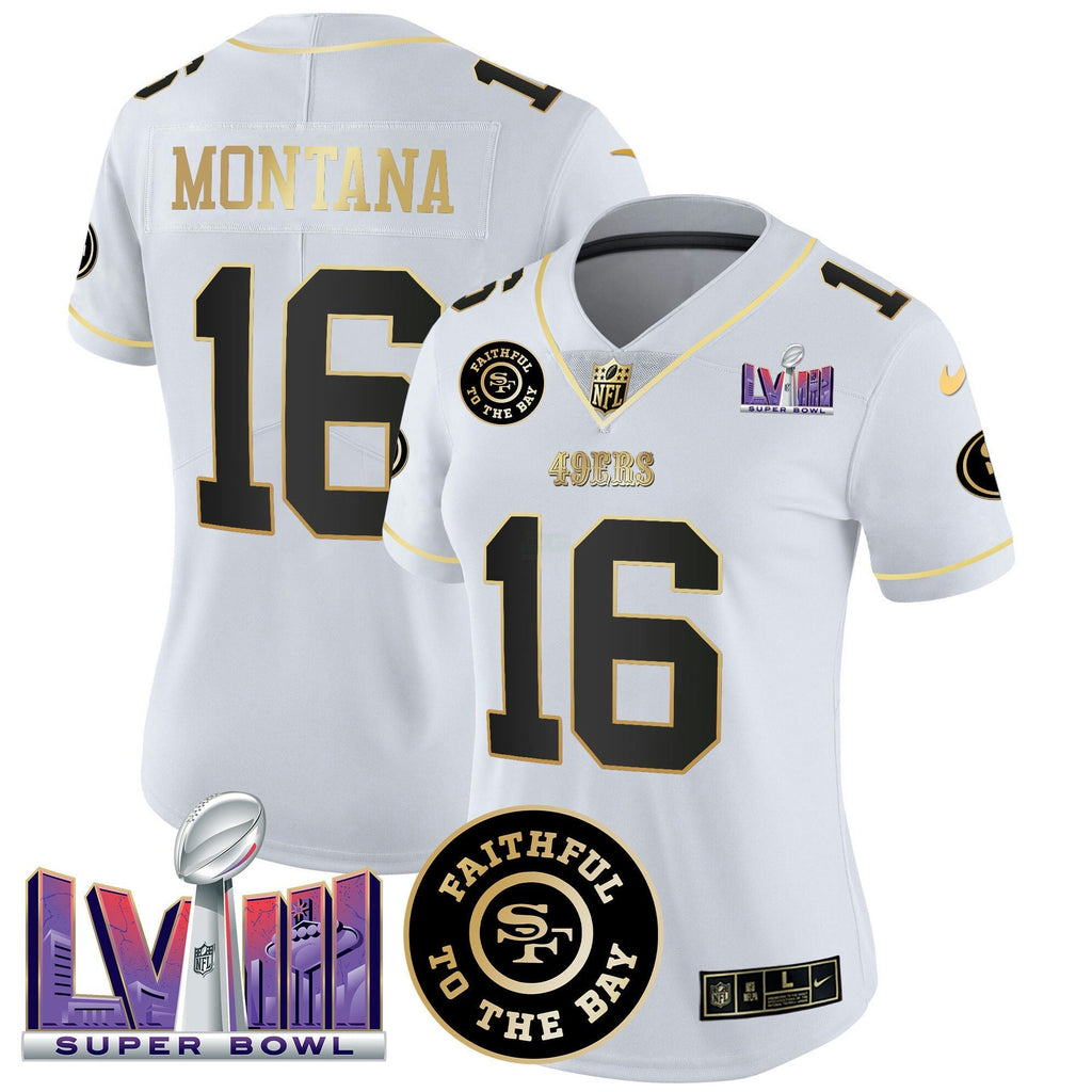 NFL Women’s Faithful & Super Bowl LVIII Patch Vapor Jersey V2