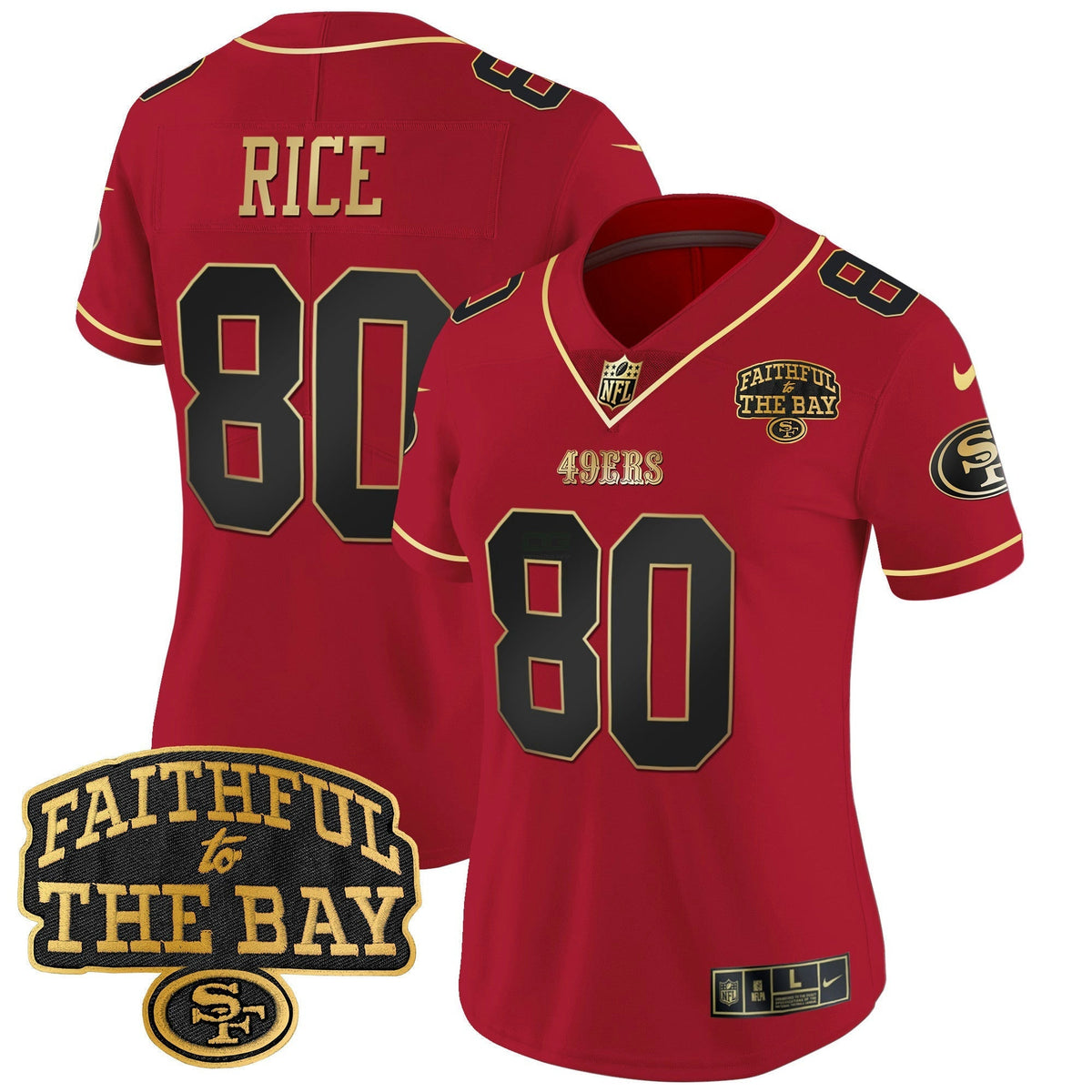 NFL Women’s Faithful To The Bay Patch Vapor Limited Jersey V8