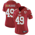 NFL Women’s Gold Blooded San Francisco Red White Gold Jersey - Red
