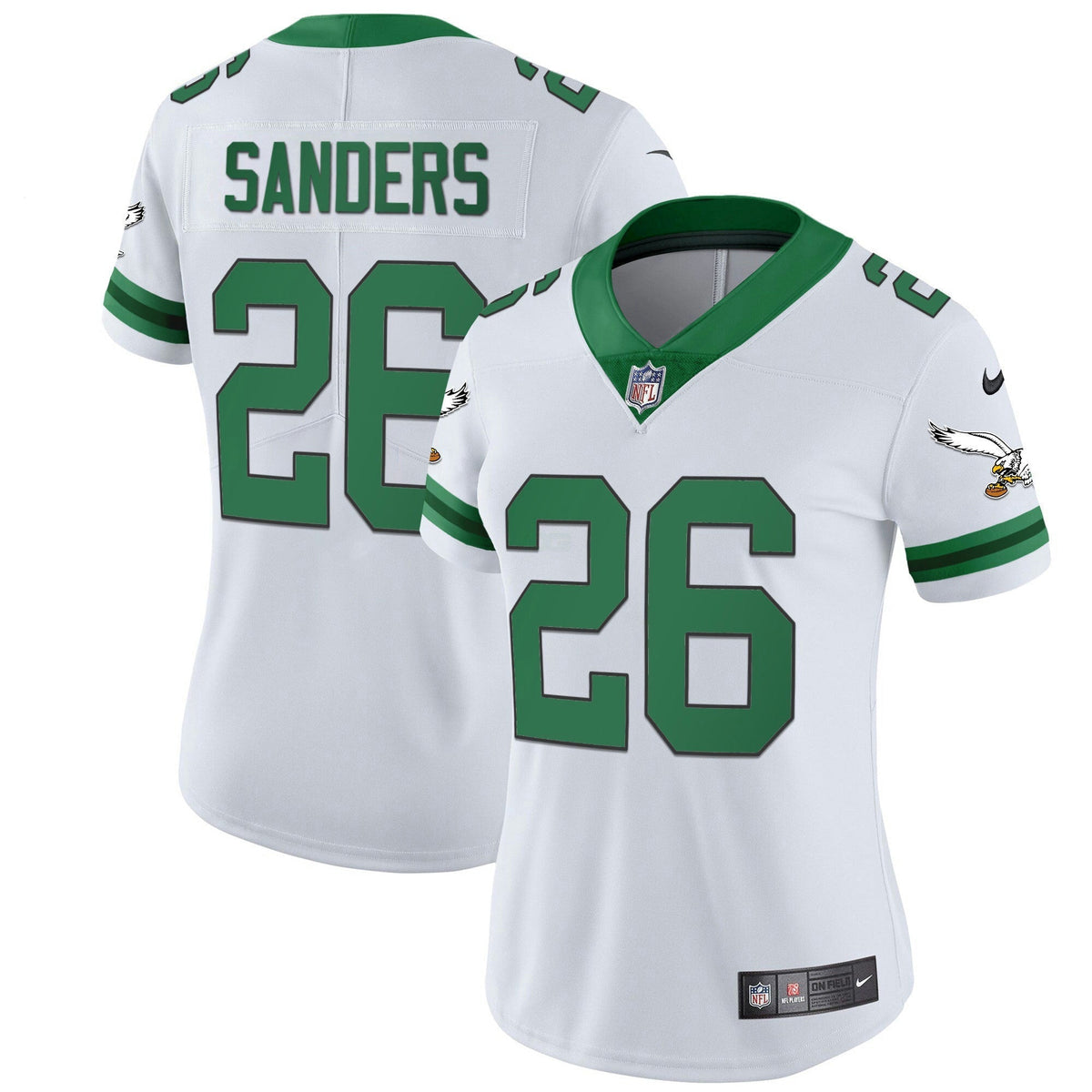 NFL Women’s Gold & Kelly Vapor Throwback Jersey