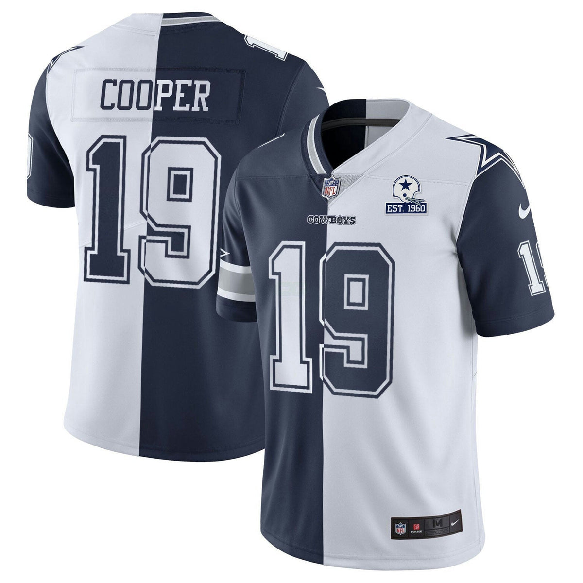 Jersey NFL Women’s Gold & Split Vapor Est 1960 Patch
