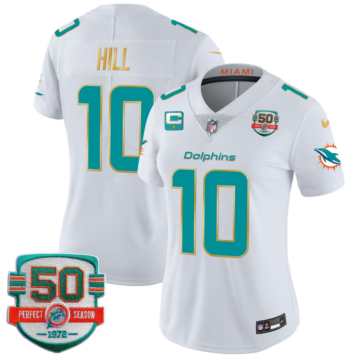 NFL Women’s Gold Trim Vapor Limited Jersey