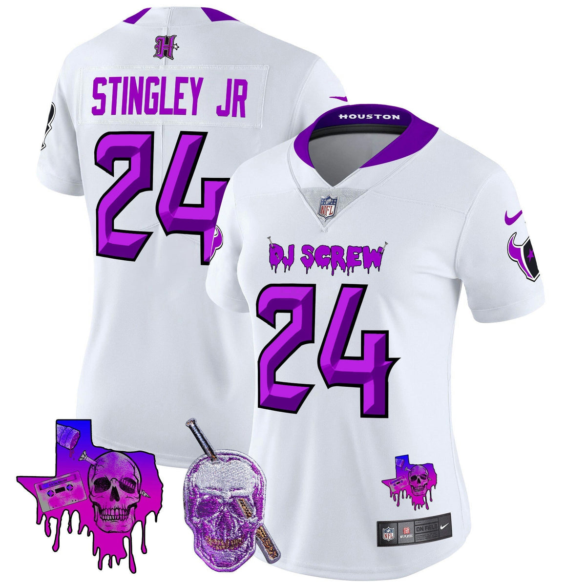 NFL Women’s Houston DJ Screw Vapor Limited Jersey