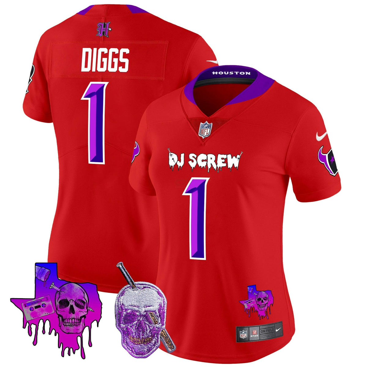 NFL Women’s Houston DJ Screw Vapor Limited Jersey