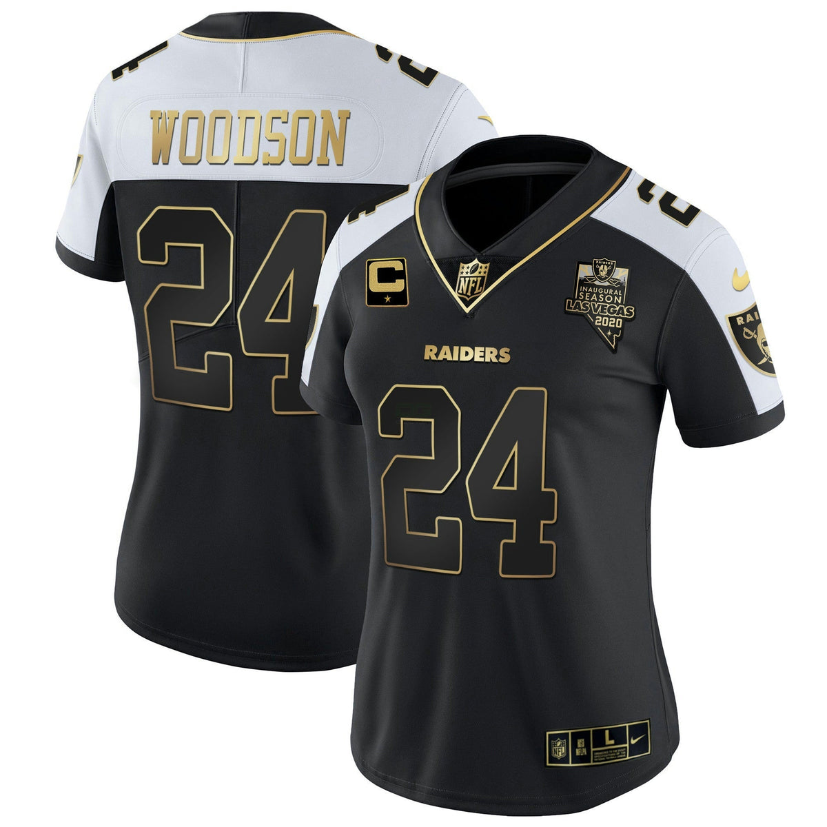 Jersey NFL Women’s Inaugural Season Patch Gold & Split