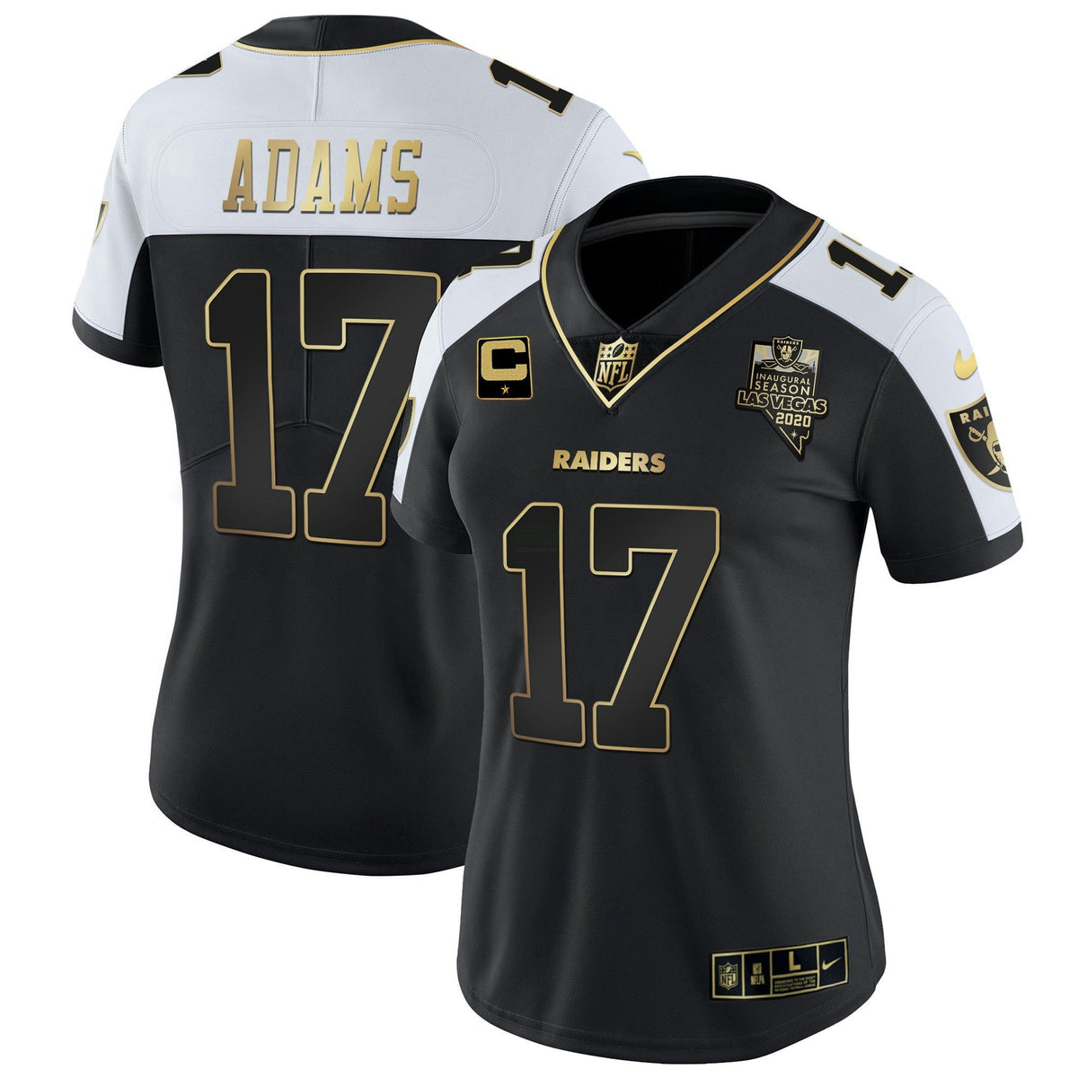 Jersey NFL Women’s Inaugural Season Patch Gold & Split
