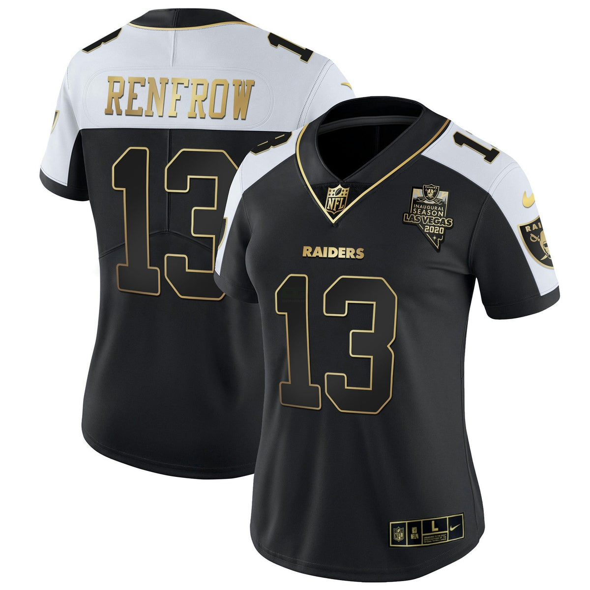 Jersey NFL Women’s Inaugural Season Patch Gold & Split