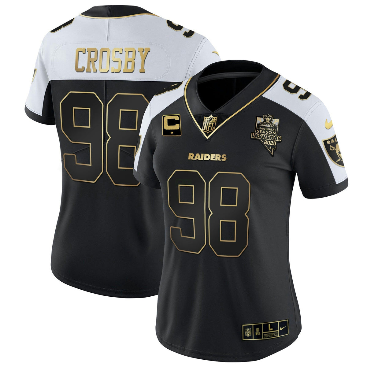 Jersey NFL Women’s Inaugural Season Patch Gold & Split