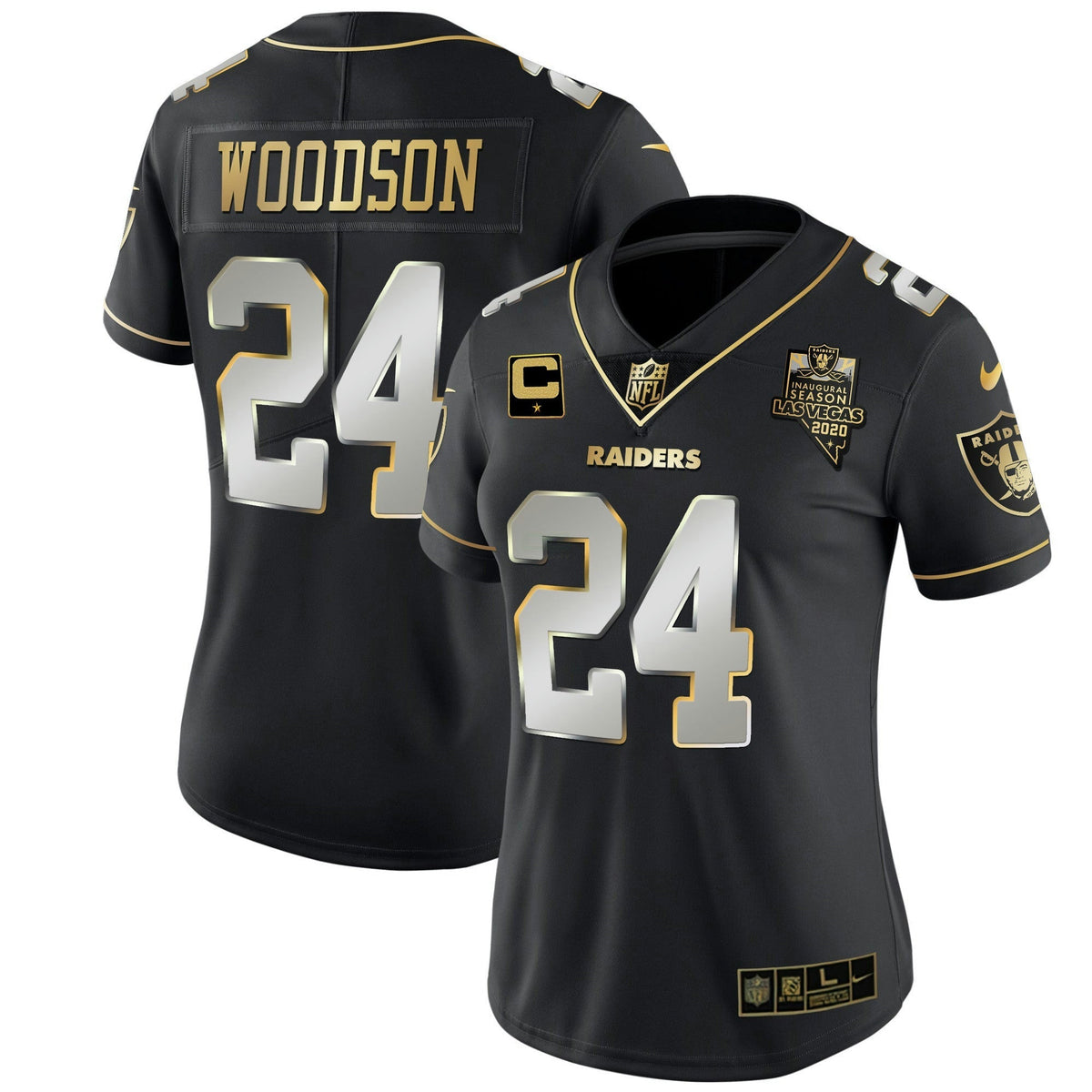 Jersey NFL Women’s Inaugural Season Patch Gold & Split