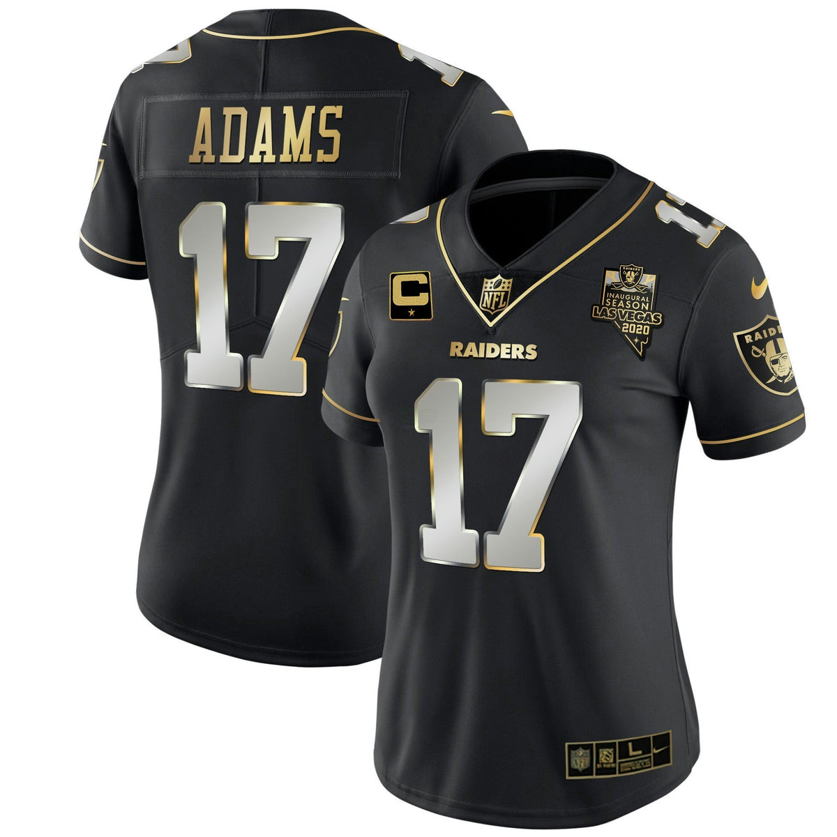 Jersey NFL Women’s Inaugural Season Patch Gold & Split