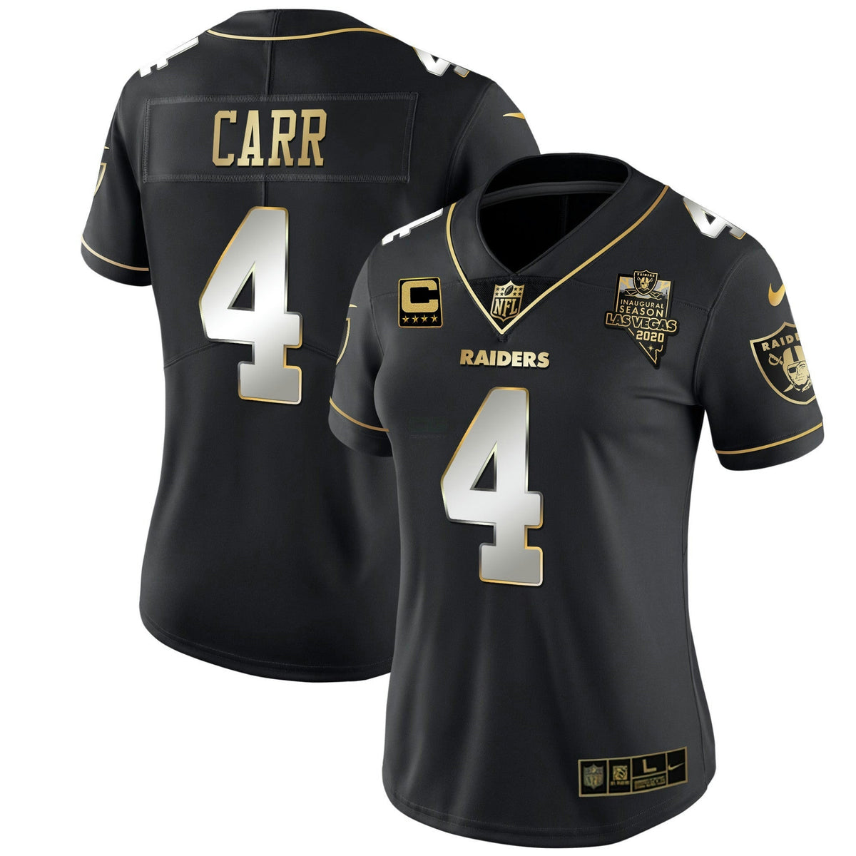 Jersey NFL Women’s Inaugural Season Patch Gold & Split
