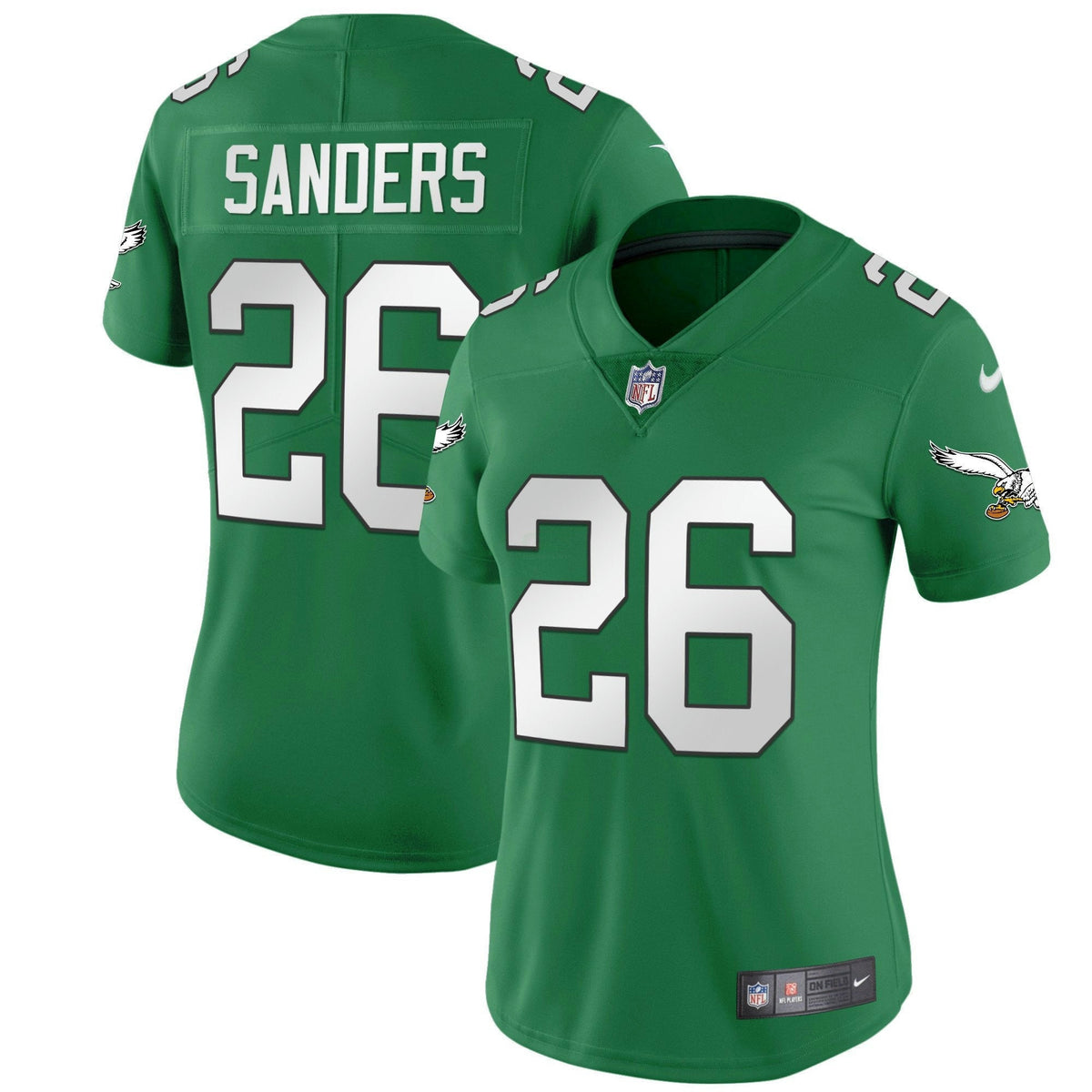 NFL Women’s Kelly Green Gold Jersey