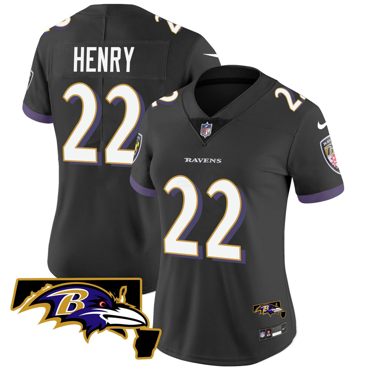 NFL Women’s Maryland Patch Vapor Limited Jersey
