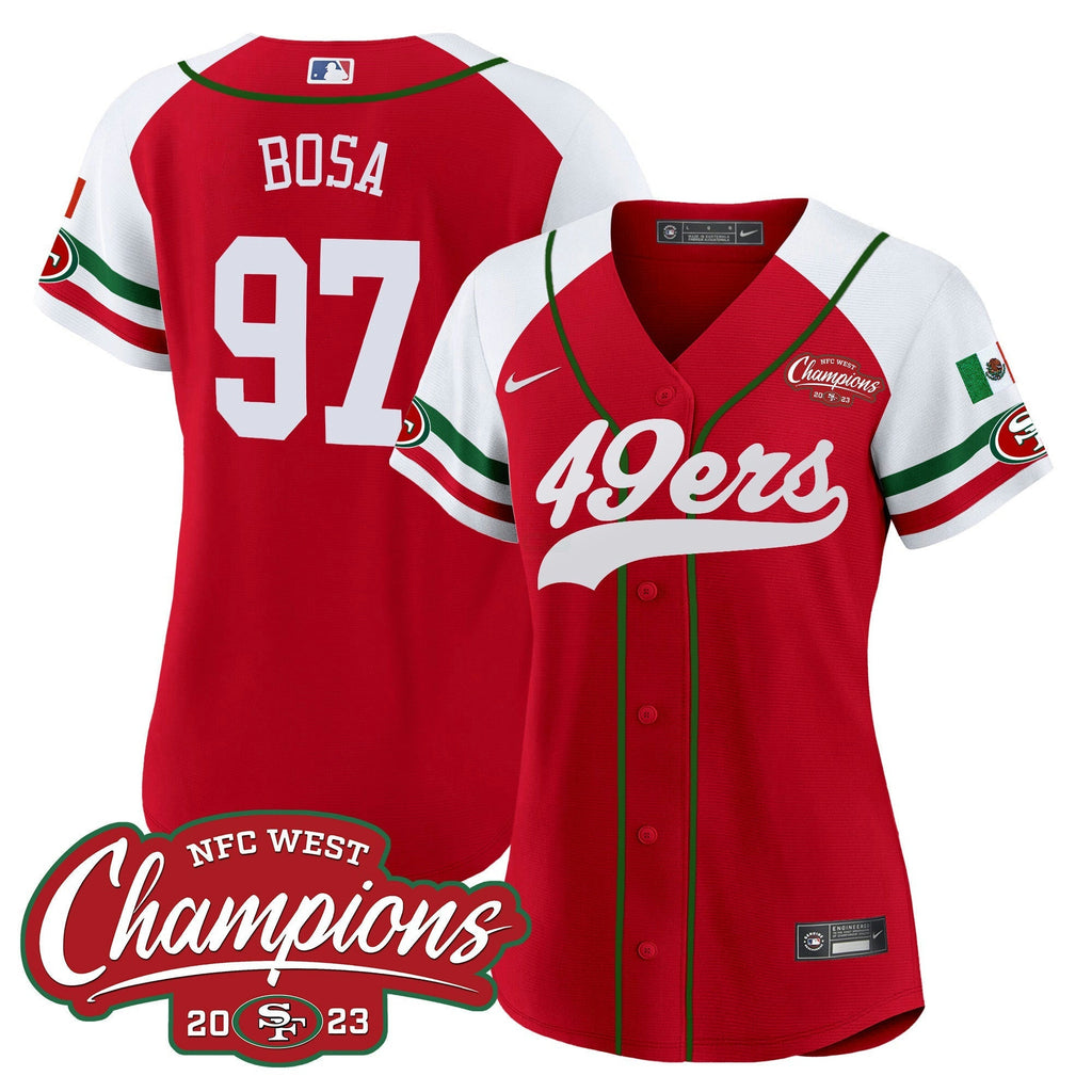 NFL Women’s Mexico 2023 NFC West Champions Jersey