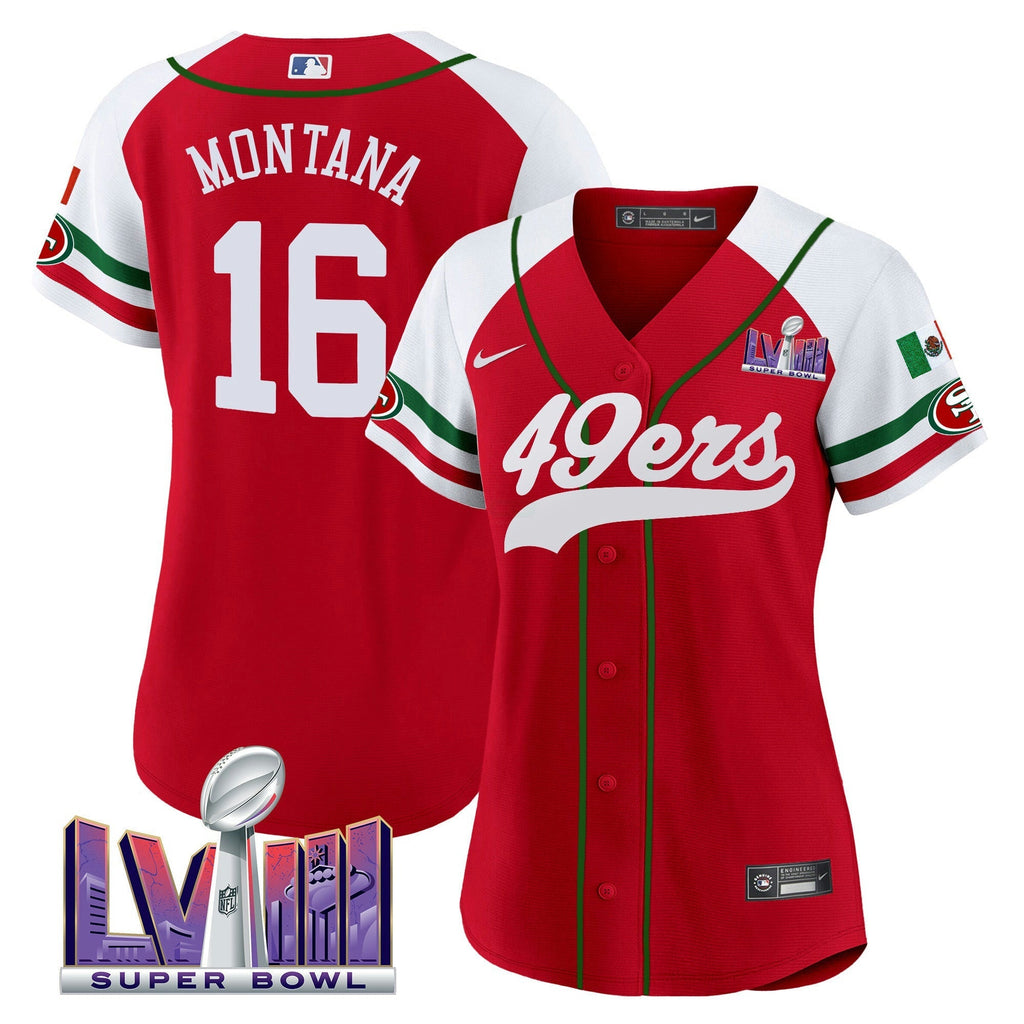 NFL Women’s Mexico Super Bowl LVIII Patch Jersey