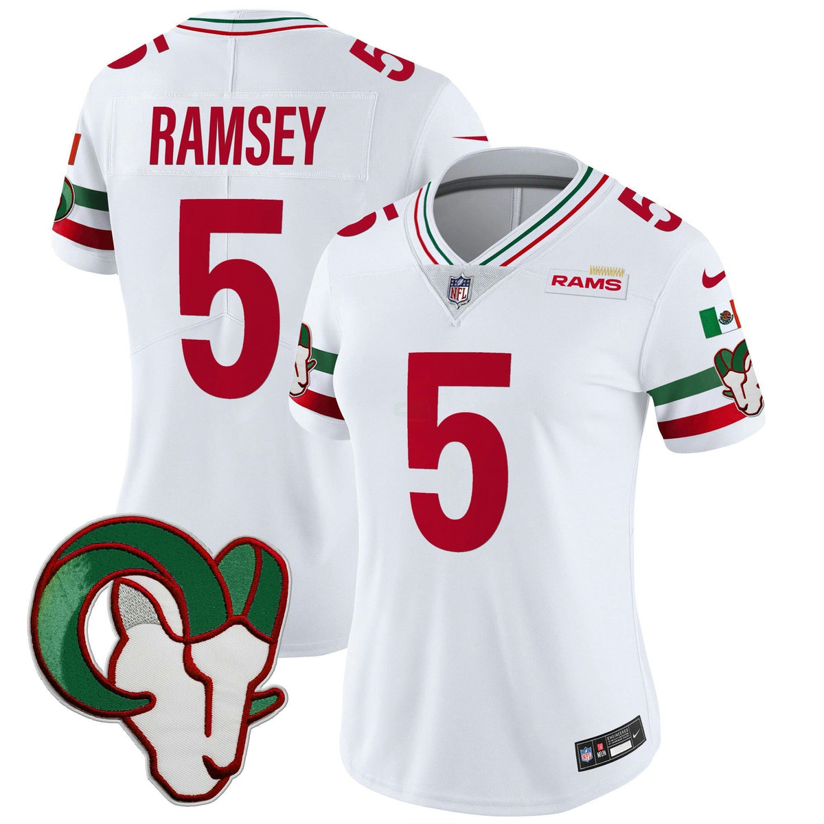 NFL Los Angeles Rams Women’s Mexico Vapor Limited Jersey