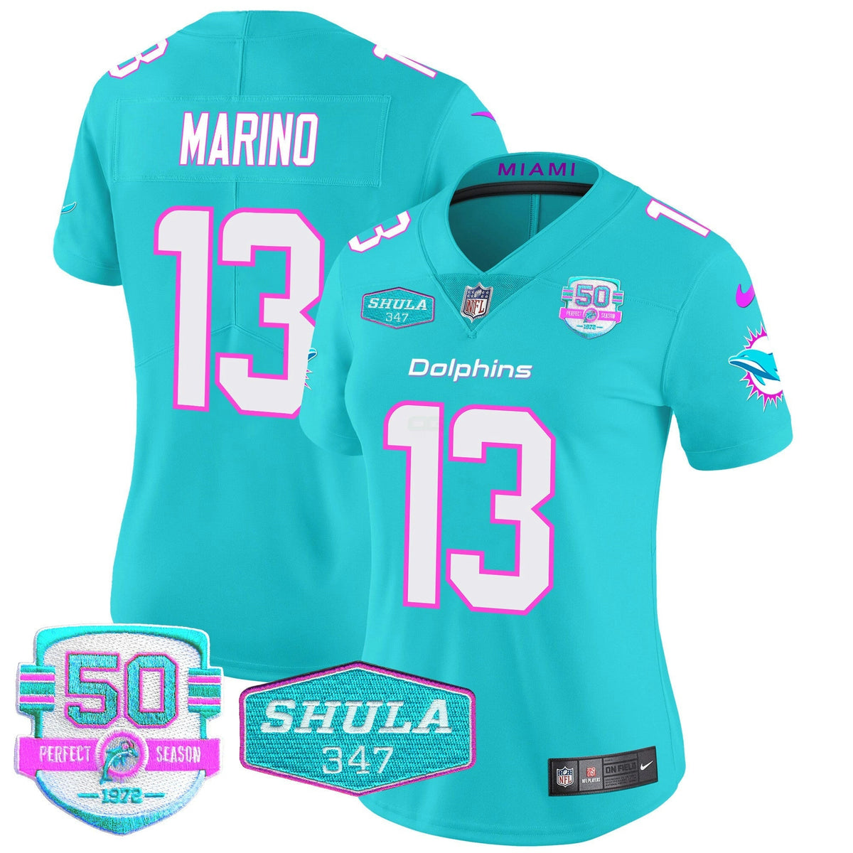 NFL Women’s “Miami Vice” Vapor Limited Jersey V2