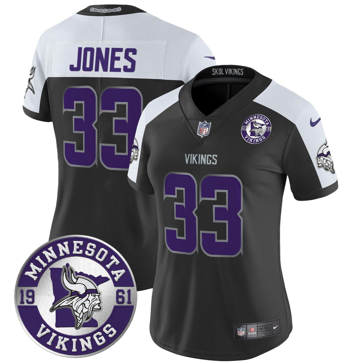NFL Women’s Minnesota 2024 Vapor Limited Jersey – Est. 1961 Patch