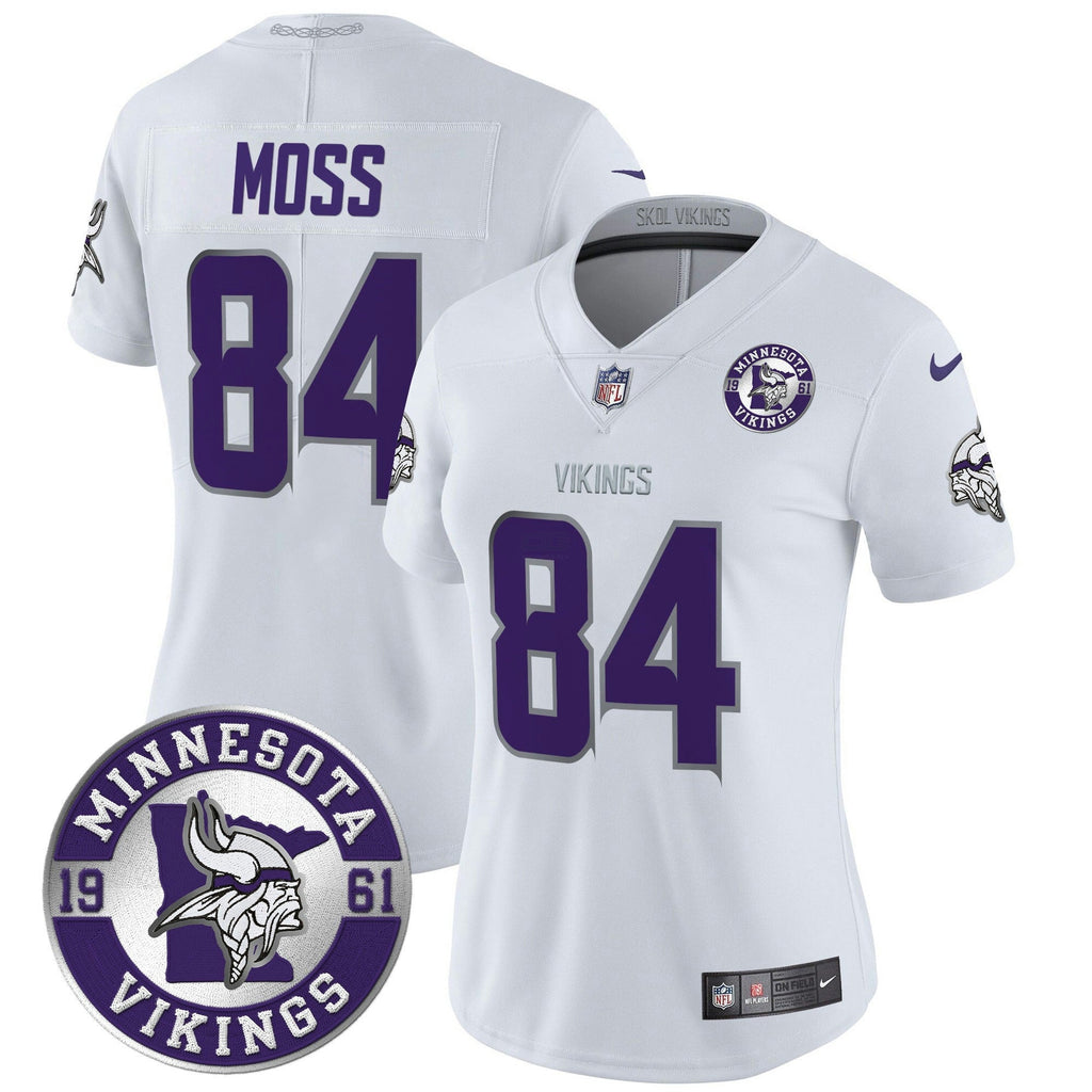 NFL Women’s Minnesota 2024 Vapor Limited Jersey V2 – Est. 1961 Patch