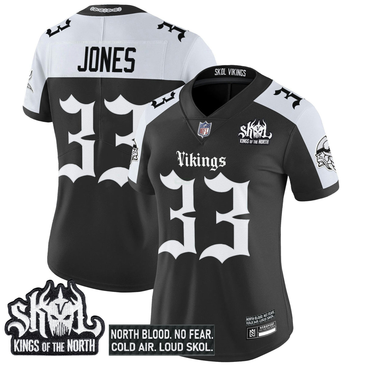 NFL Women’s Minnesota ‘Gothic Norseblood Edition’ Vapor Limited Jersey