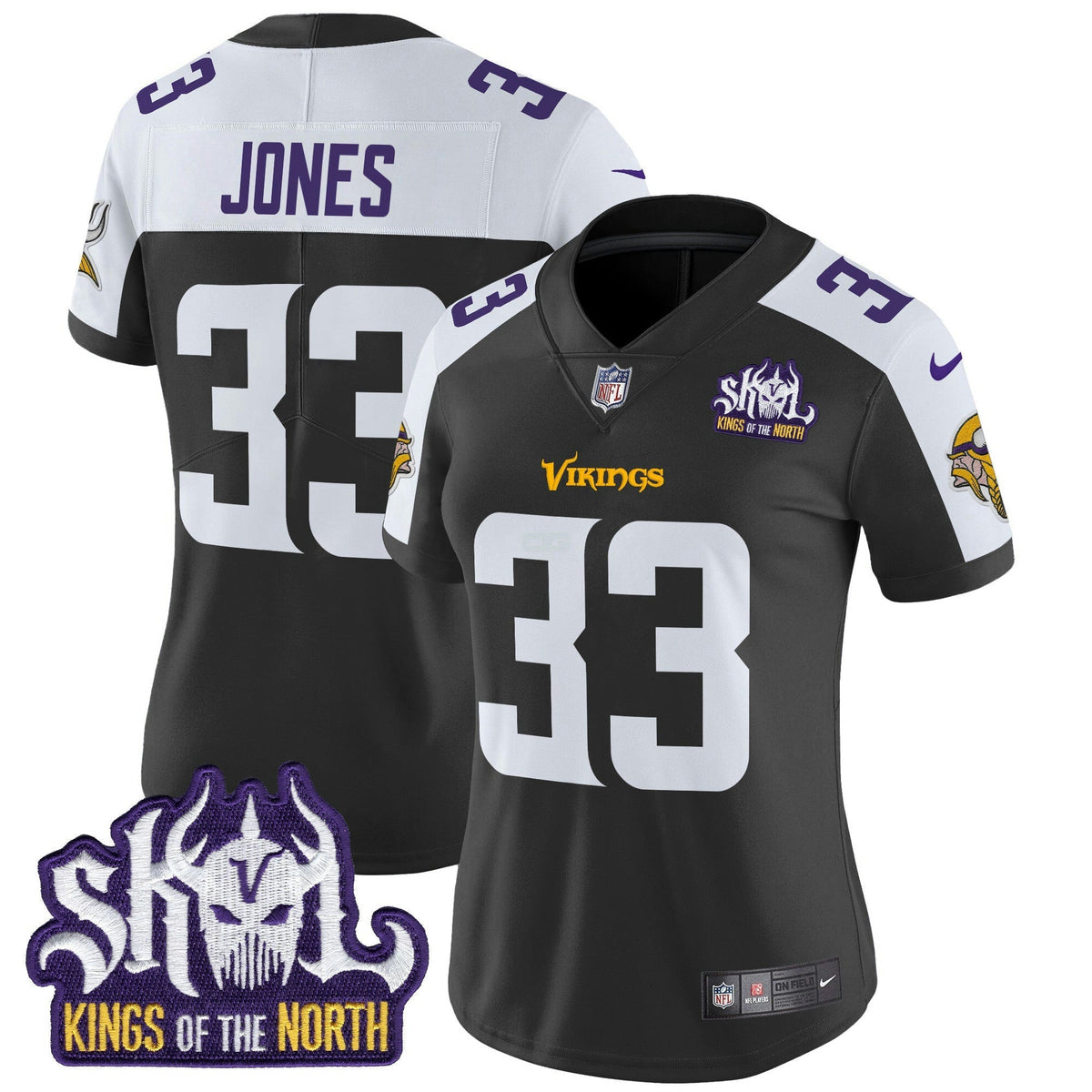 NFL Women’s Minnesota Kings Of The North Patch Vapor Limited Jersey