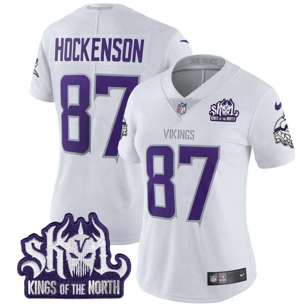 NFL Women’s Minnesota Kings Of The North Patch Vapor Limited Jersey