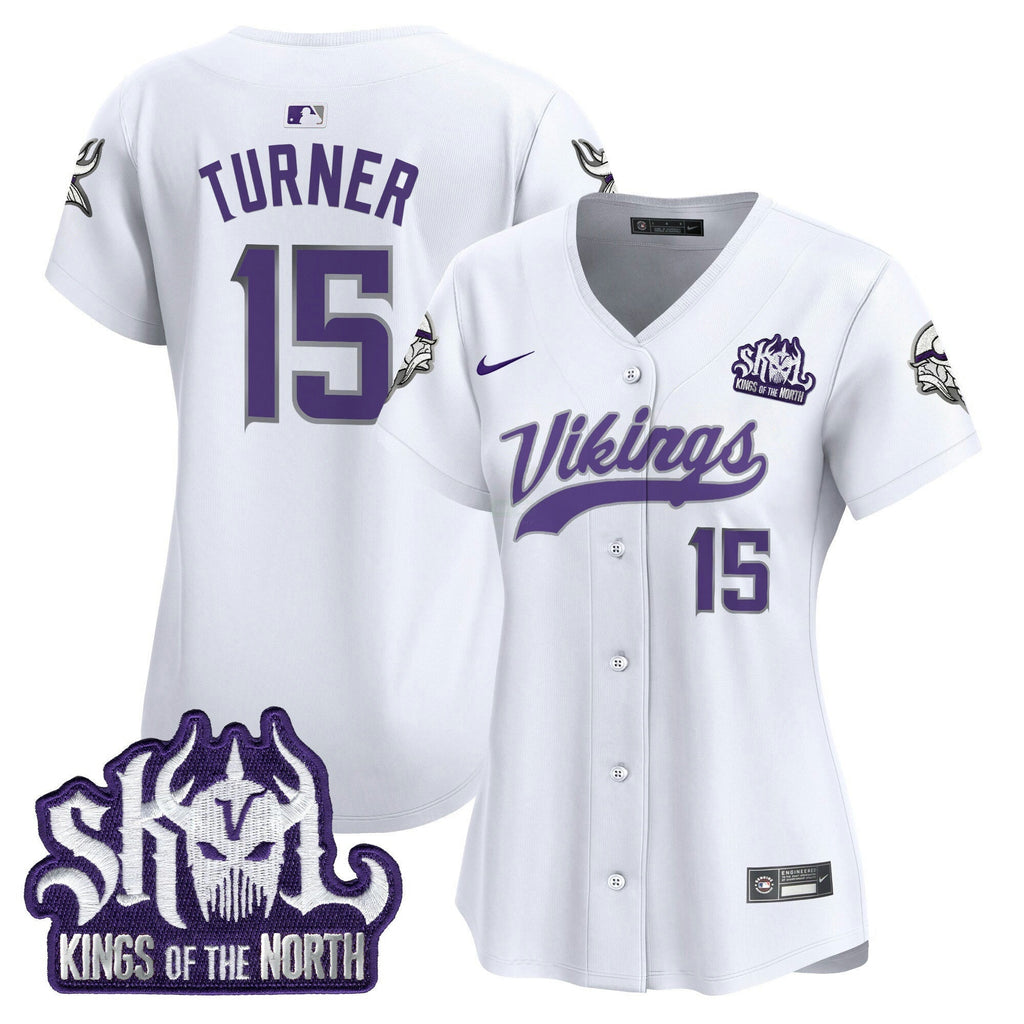 NFL Women’s Minnesota Kings Of The North Patch Vapor Premier Limited Jersey