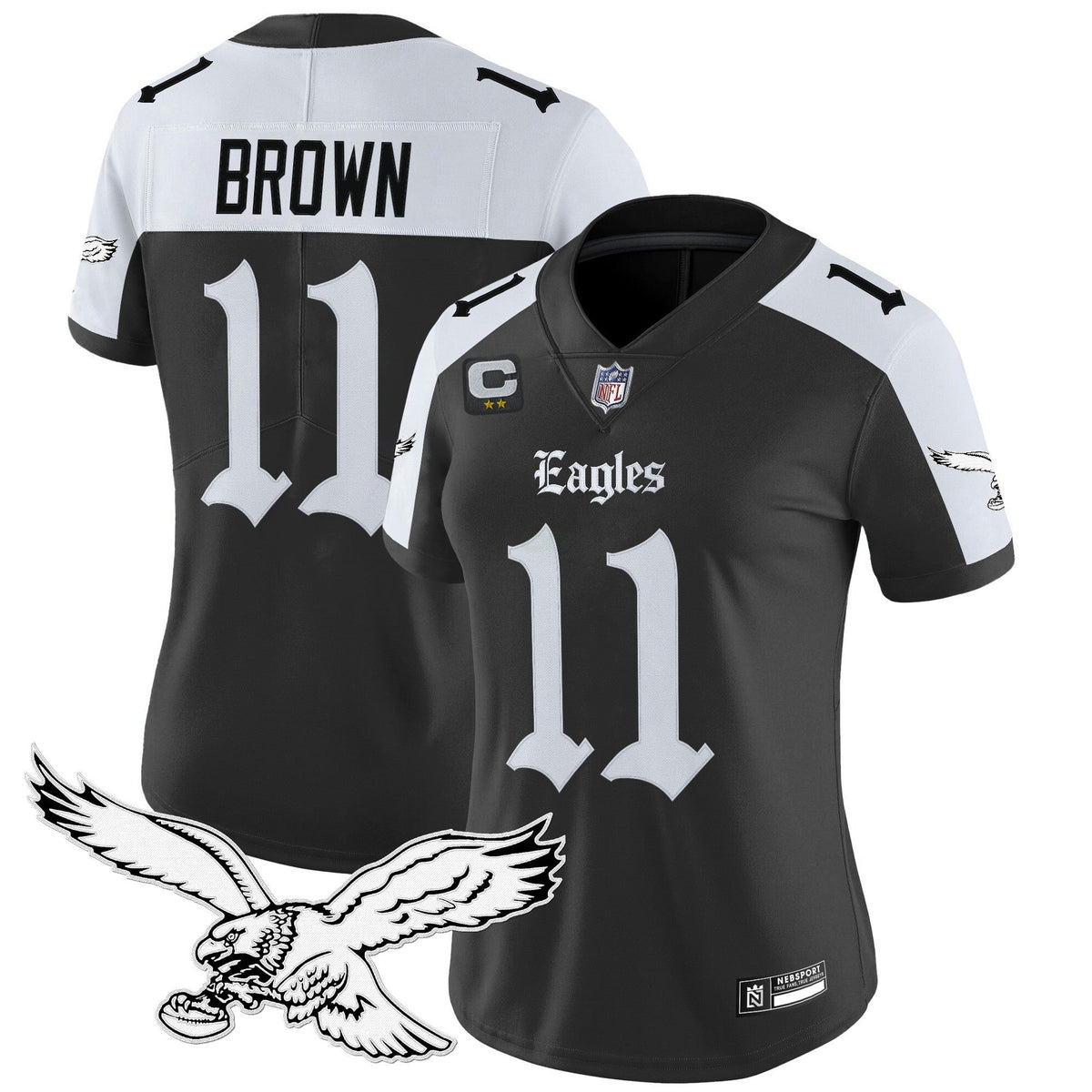 NFL Women’s Philadelphia ‘Gothic Philly Edition’ Vapor Limited Jersey
