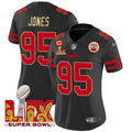 NFL Women’s Super Bowl LIX Patch Gold Trim Vapor Limited Jersey