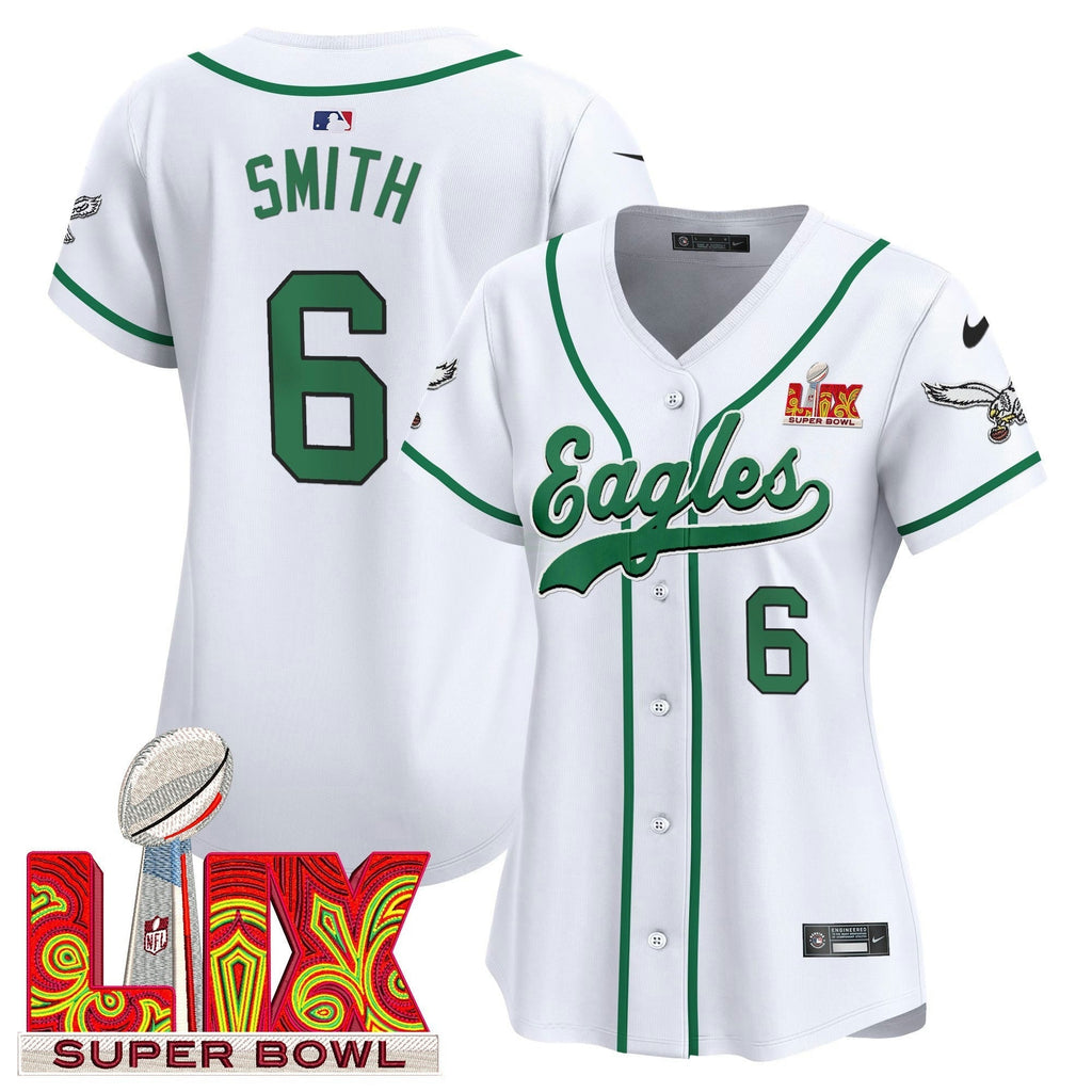 NFL Women’s Super Bowl LIX Patch Kelly Green Vapor Jersey