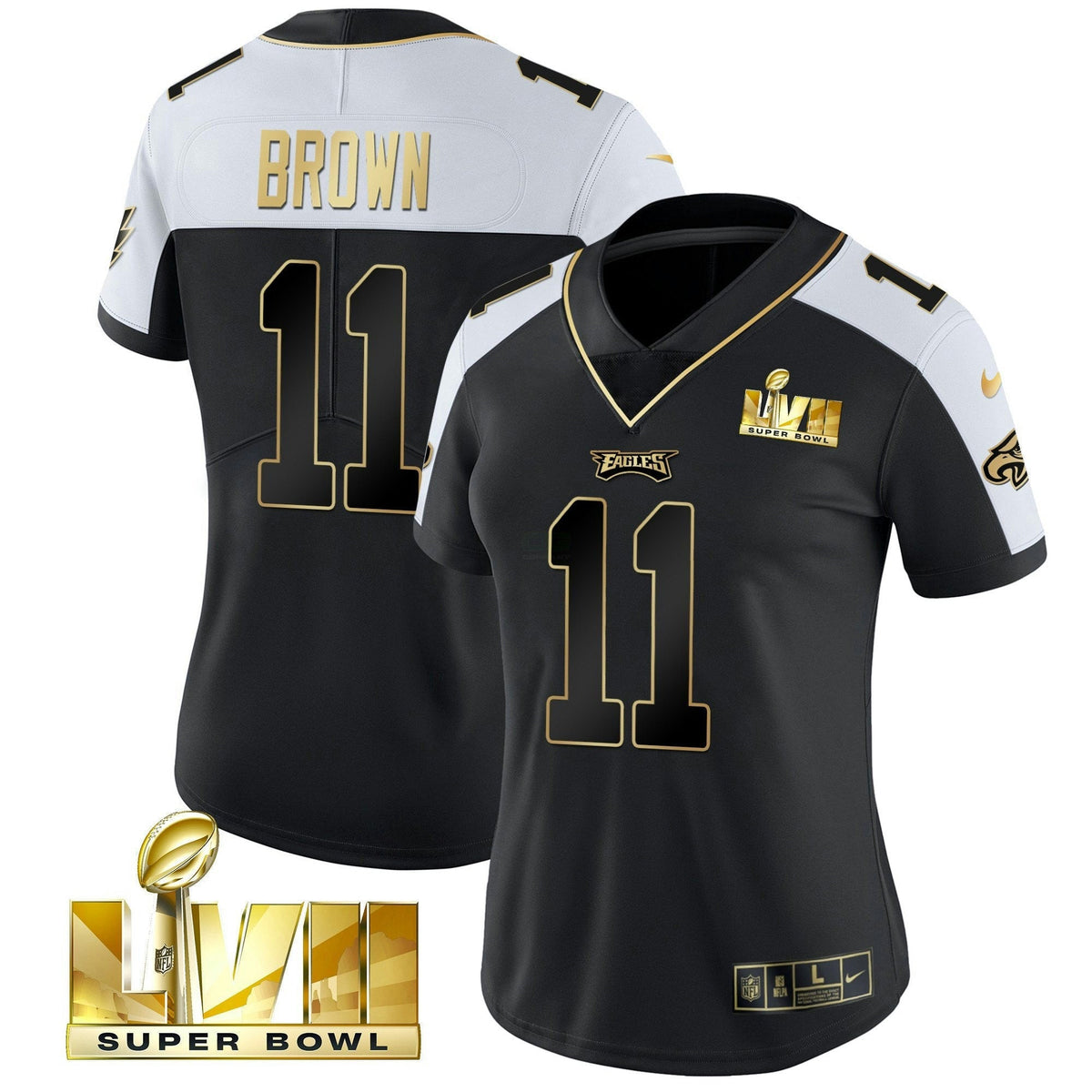 NFL Women’s Super Bowl LVII Gold Vapor Jersey