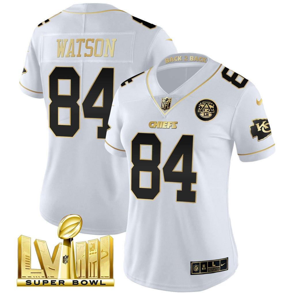 NFL Women’s Super Bowl LVIII & Back 2 Back Patch Vapor Jersey V5