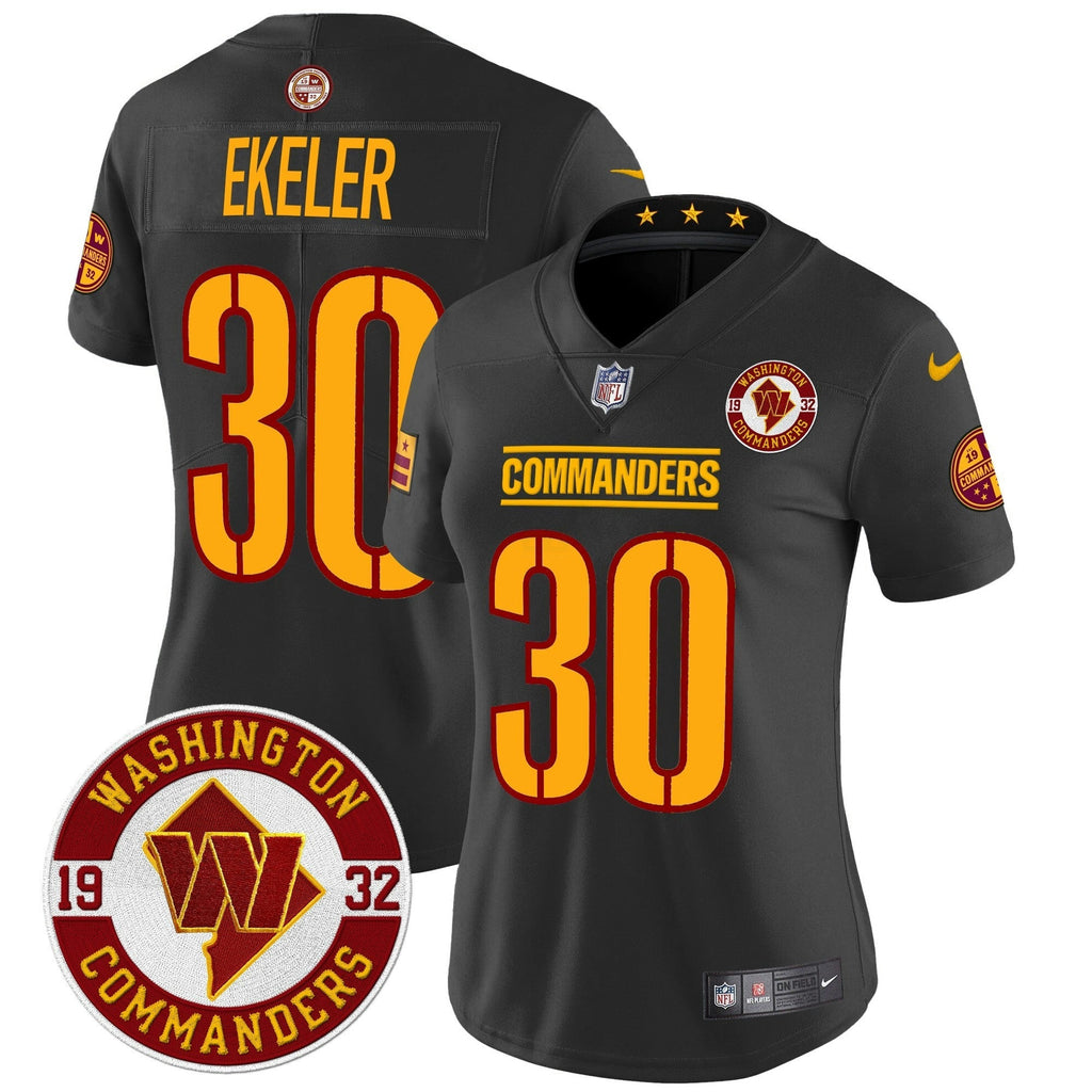NFL Women’s Washington 2024 Vapor Limited Jersey – Est. 1932 Patch